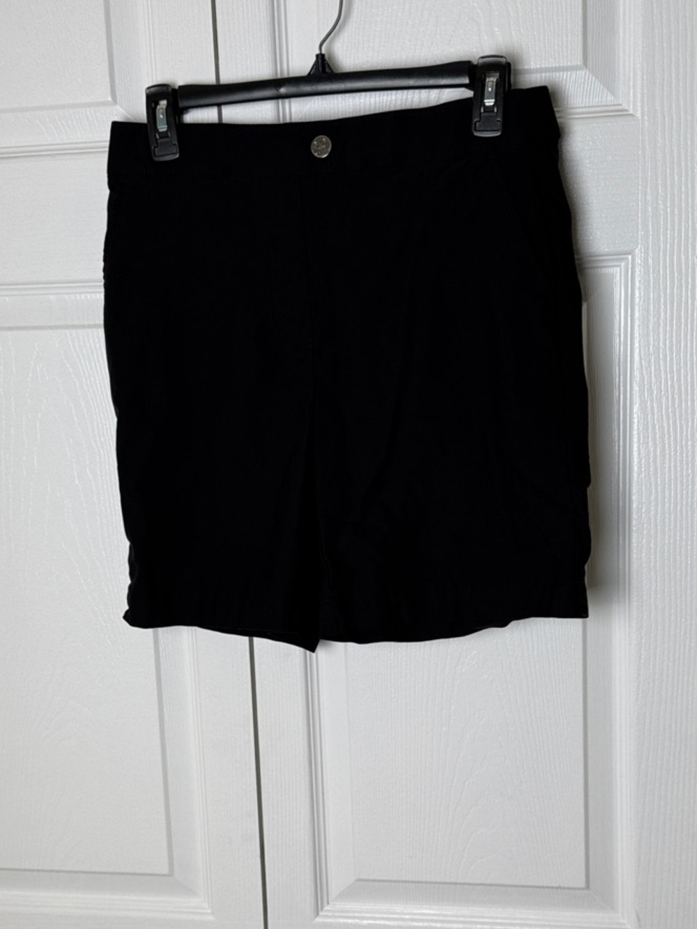 Rafaella Black Stretch Bermuda Shorts